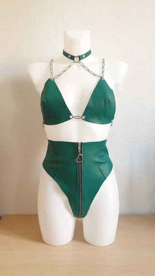Dirty Heart - Leather Bikini