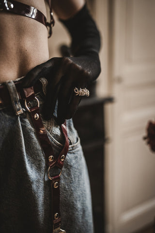 Dirty Heart - Suspender Set