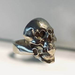 Lover's Ballgag Skull Ring