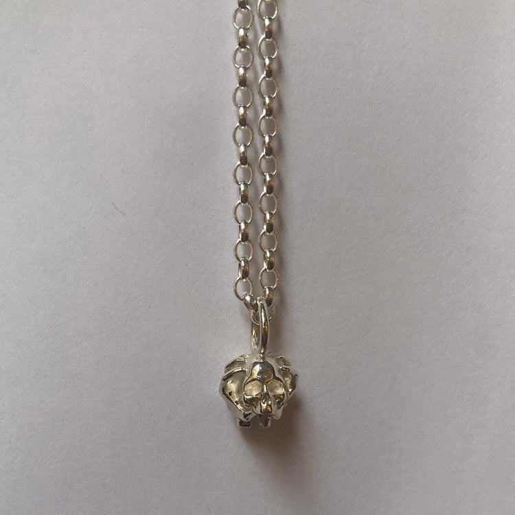 Spider Skull Hand Pendant