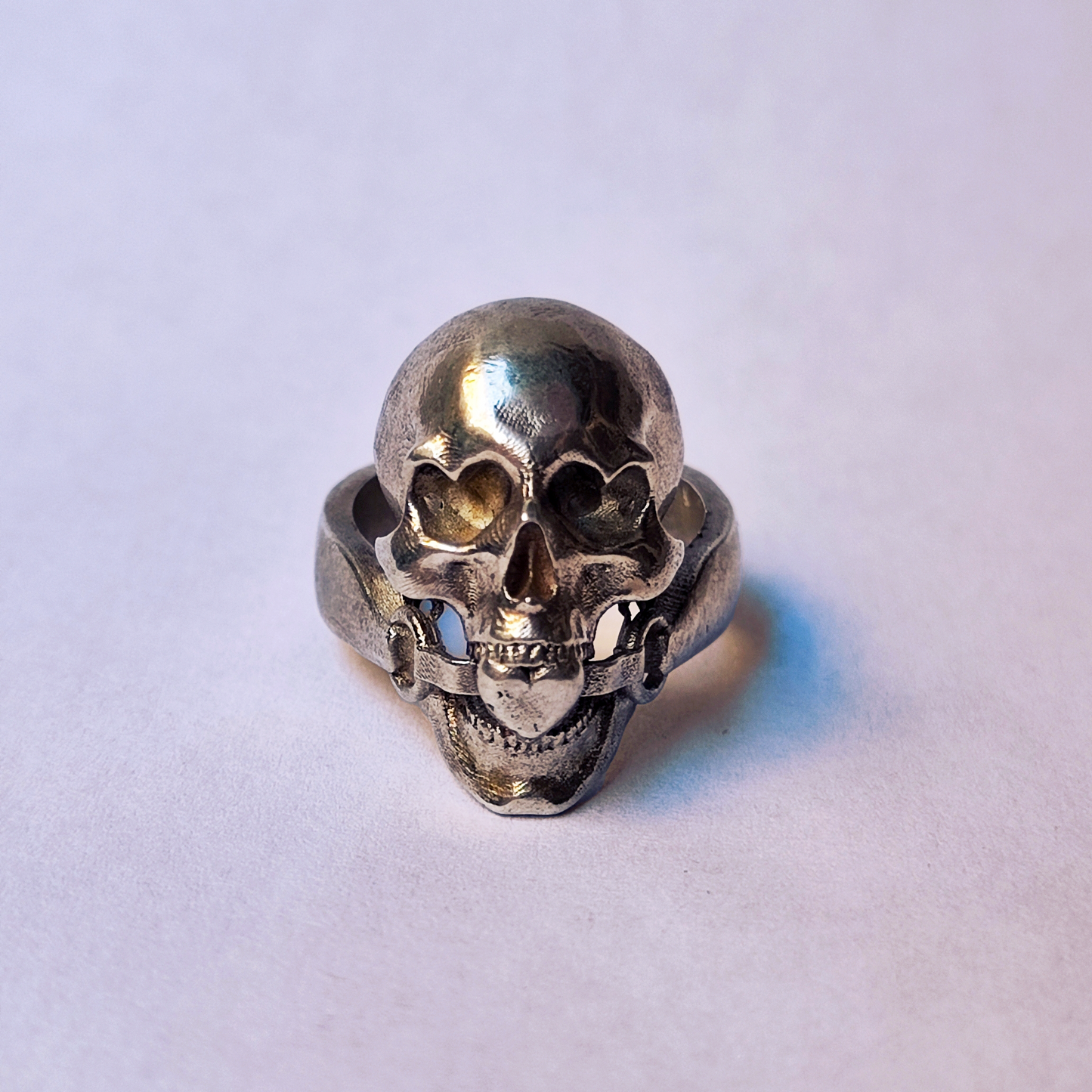 Lover's Ballgag Skull Ring