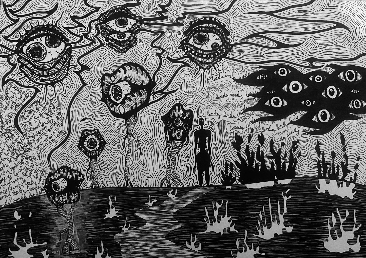 Print "Lonely"