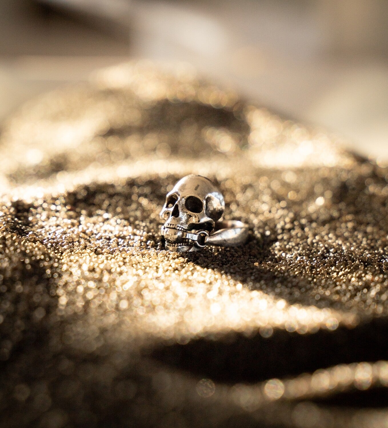 Ballgag Skull Ring