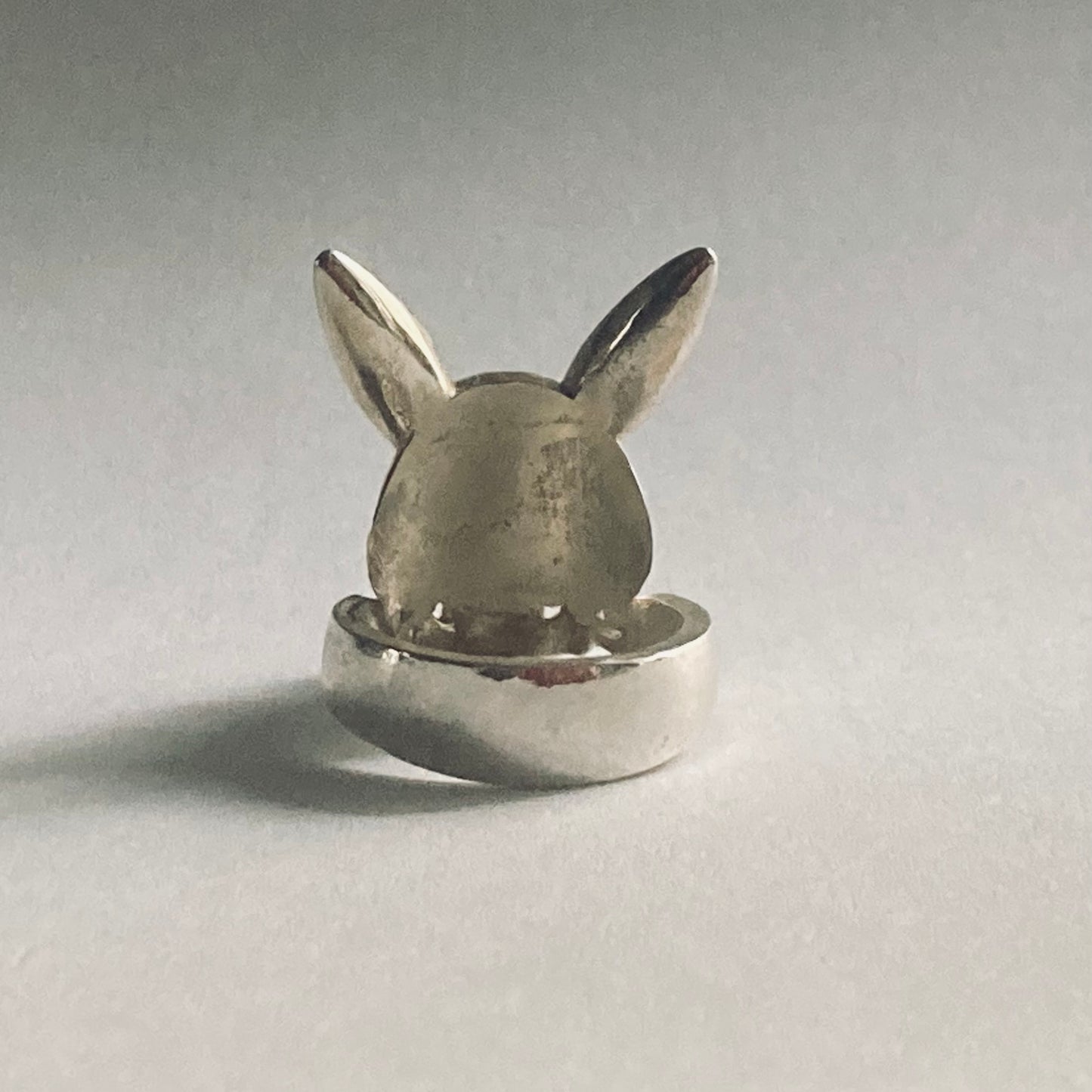 Bunny Ballgag Skull Ring