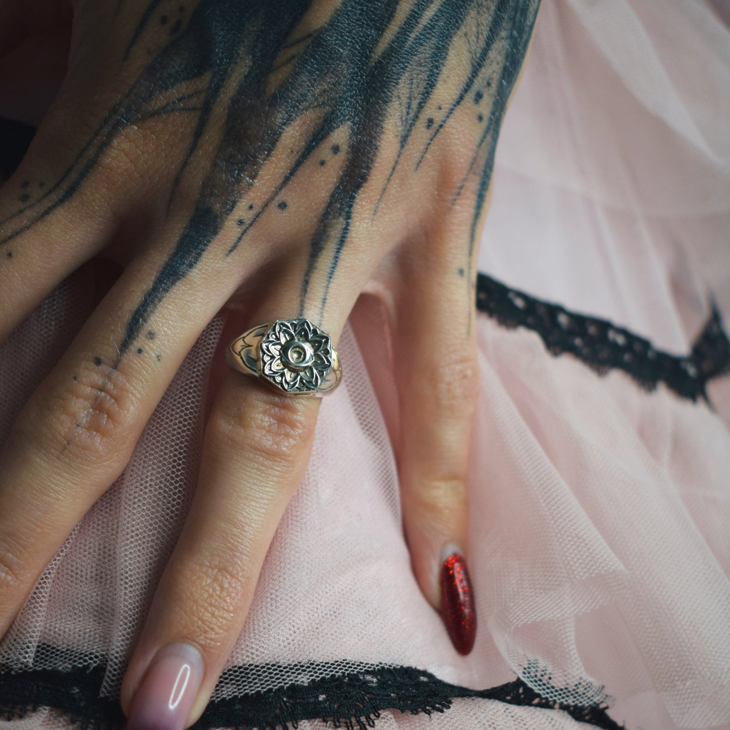 Bague Lotus